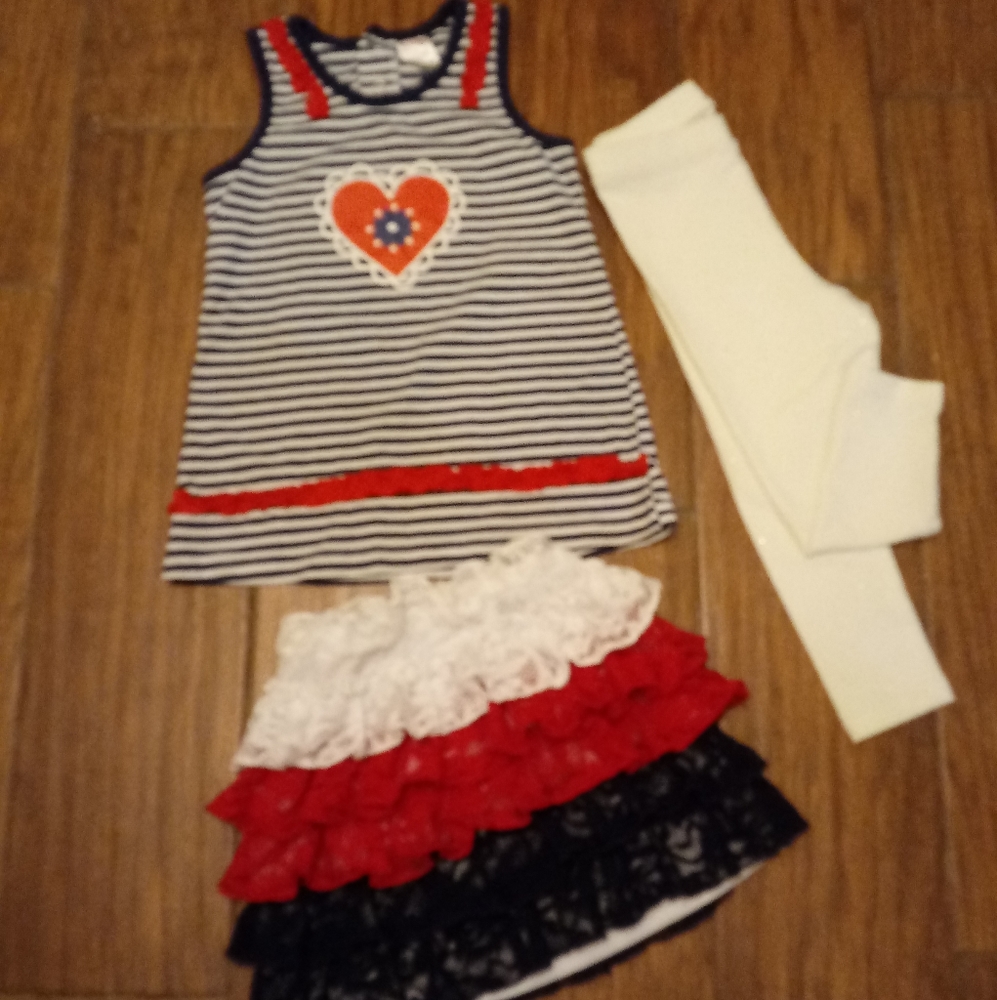 NAME BRAND GIRLS SZ 2T AND 4T(fits like 3T)